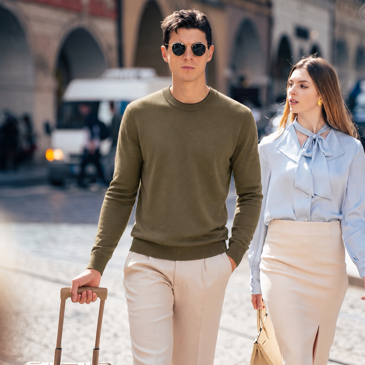 100% Merino Wool Crewneck Sweater