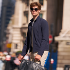 Clean Cut Stand Collar All-Match Light Business Jacket
