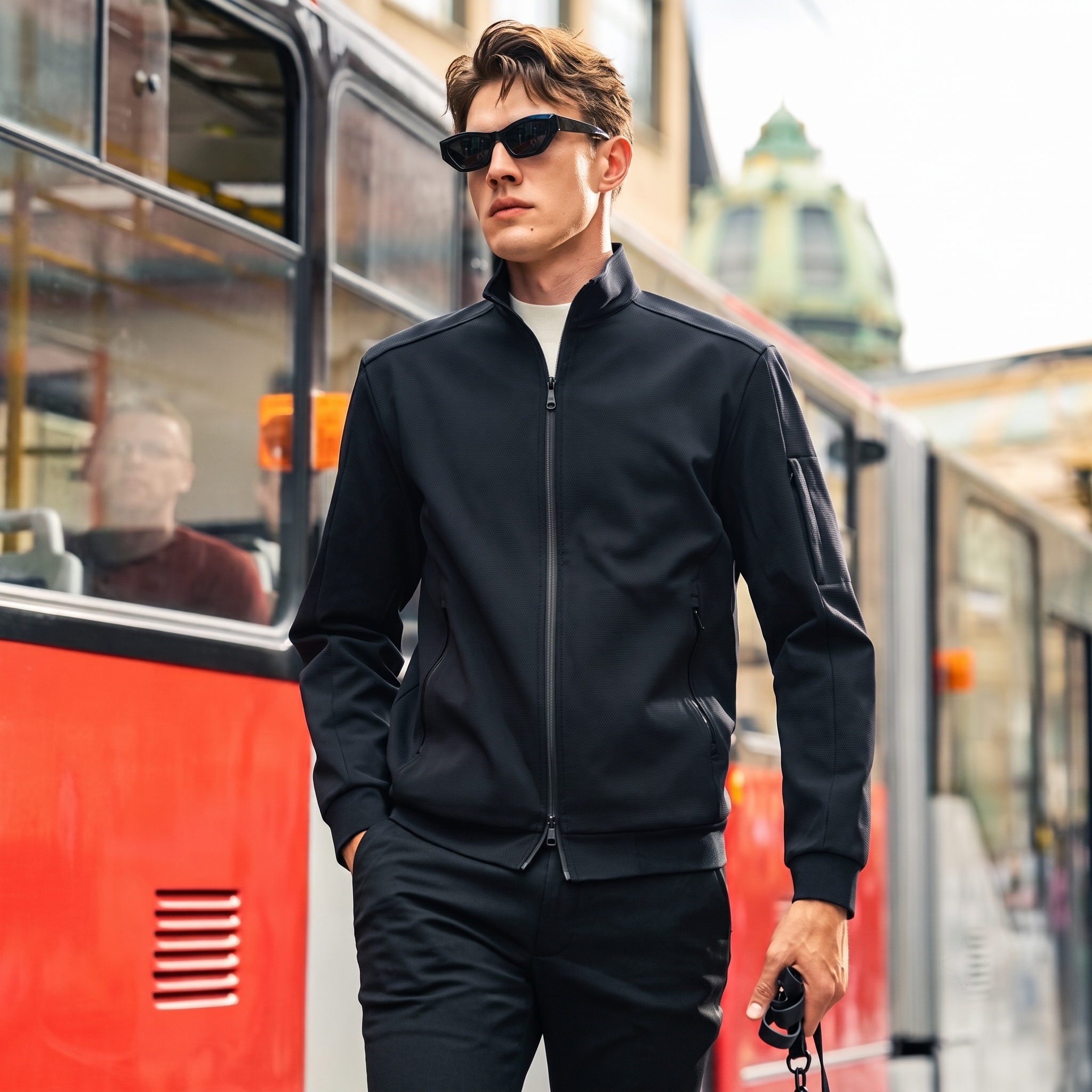 Sport Minimal Multi-Match Men Knit Jackets