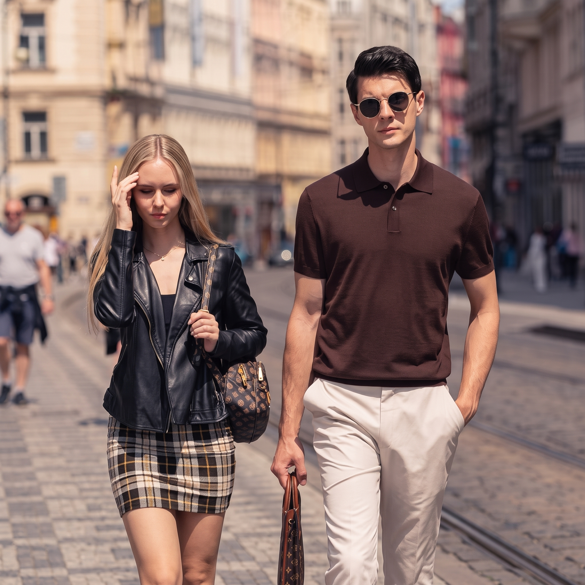 Soft Knit Fabric High-End Daily Casual Merino Wool polo