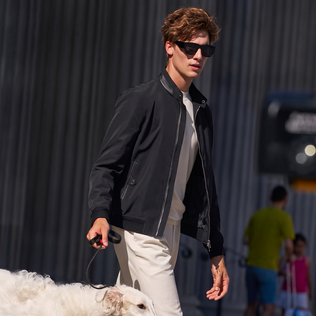 Classic Baseball Collar Multi-Scene Light Business Jacket