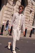 Lapel Zip Workwear Jacket with Chest Pocket