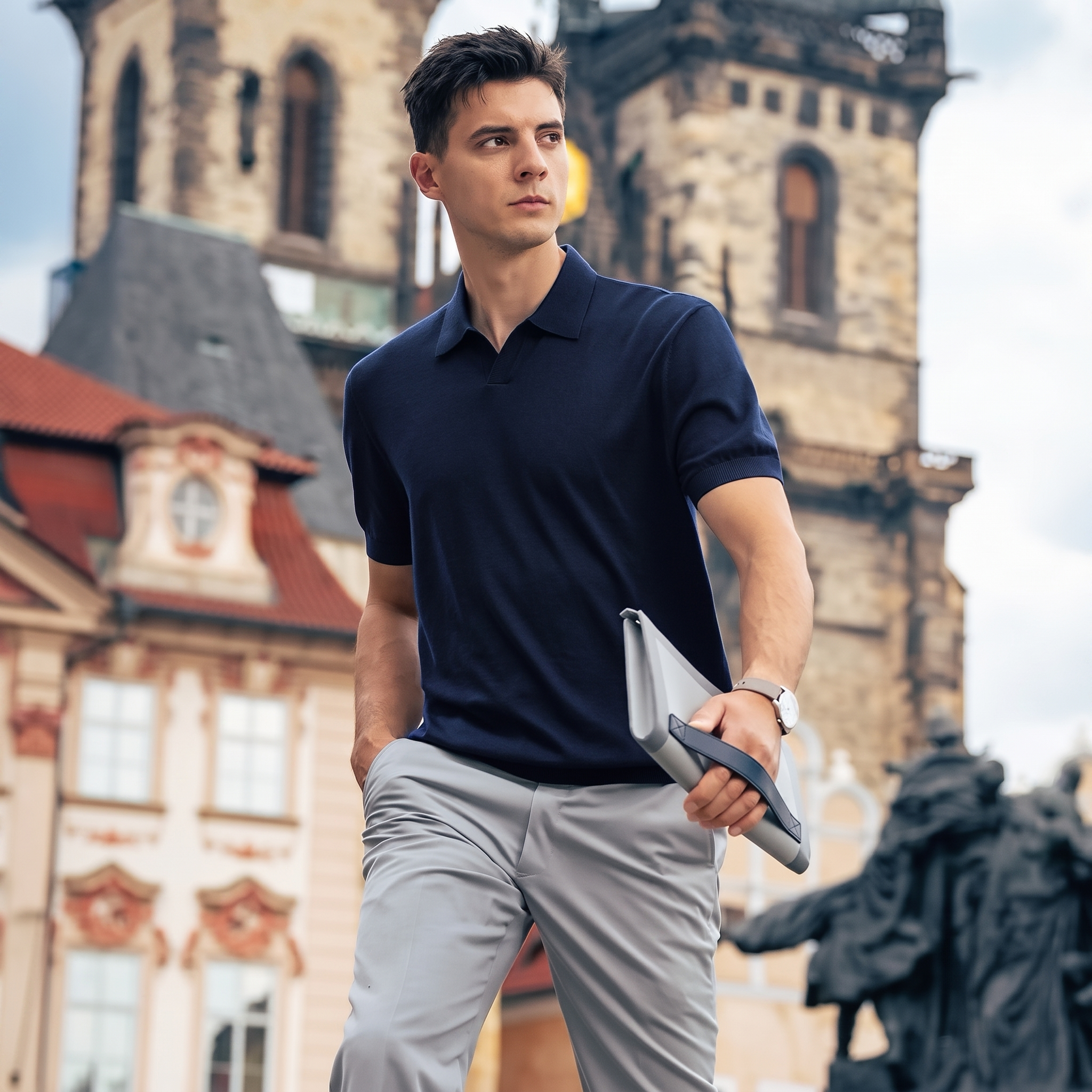Tailored Minimalist Urban Polo