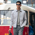 Windproof Thin Smooth Formal Down Blouson