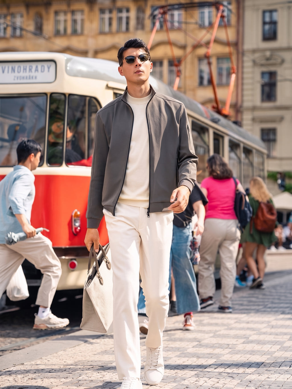 Sport Minimal Multi-Match Men Knit Jackets
