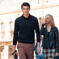 Long Sleeve Wool Polo Sweater