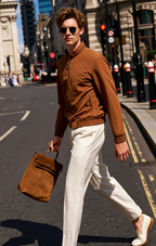 Classic Baseball Collar Multi-Scene Light Business Jacket
