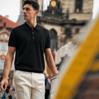 100% Merino Wool Short‑Sleeve Knit T‑Shirt