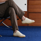 Contrast Suede Sneakers