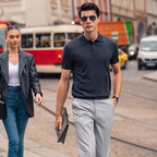 Soft Knit Fabric High-End Daily Casual Merino Wool polo