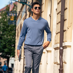 V-Neck Fine Wool Sweater