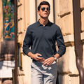 Slim Fit Quiet Luxury Wool Knit Polo Top
