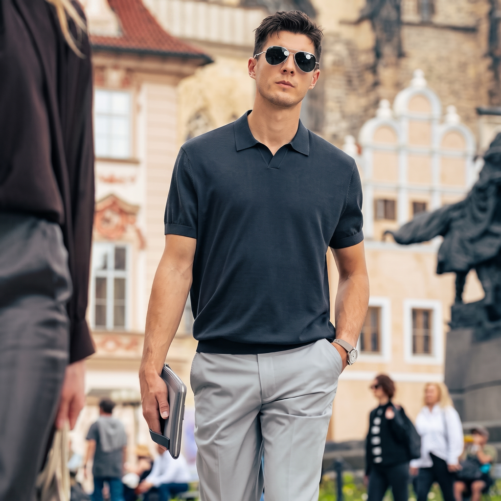 Tailored Minimalist Urban Polo