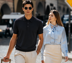 100% Merino Wool Short‑Sleeve Knit T‑Shirt