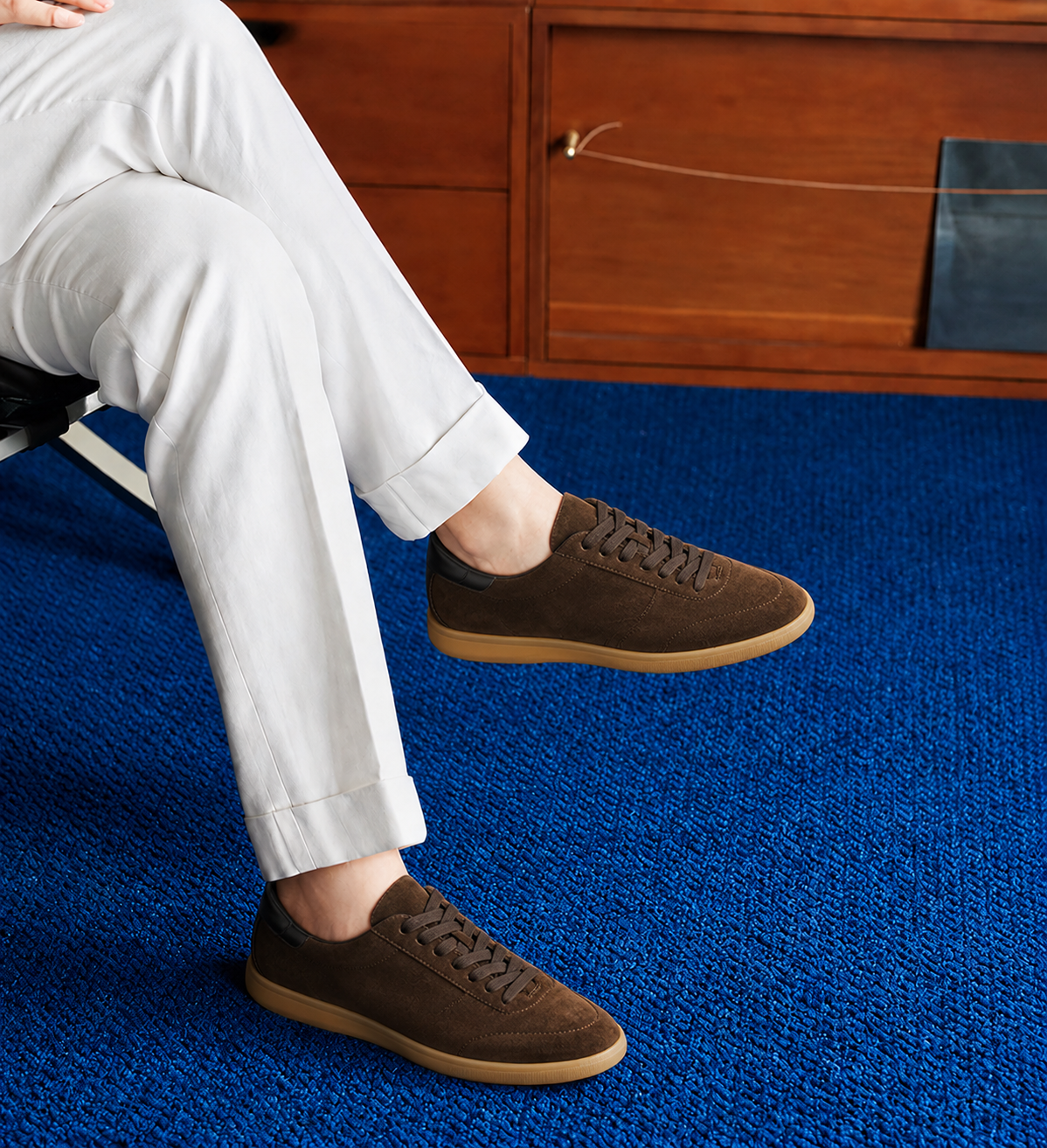 Sneaker aus Premium-Wildleder