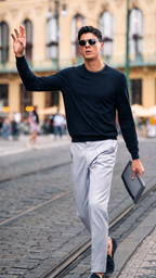 100% Merino Wool Crewneck Sweater