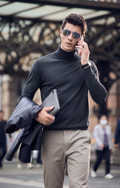 Turtleneck Soft Wool Sweater