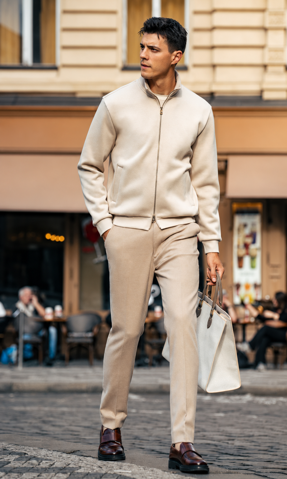 Clean Plain Front Versatile Zip Knit Jackets