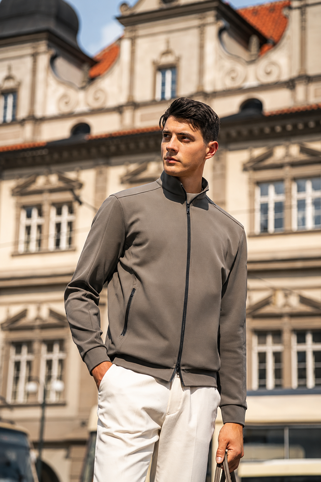Sport Minimal Multi-Match Men Knit Jackets