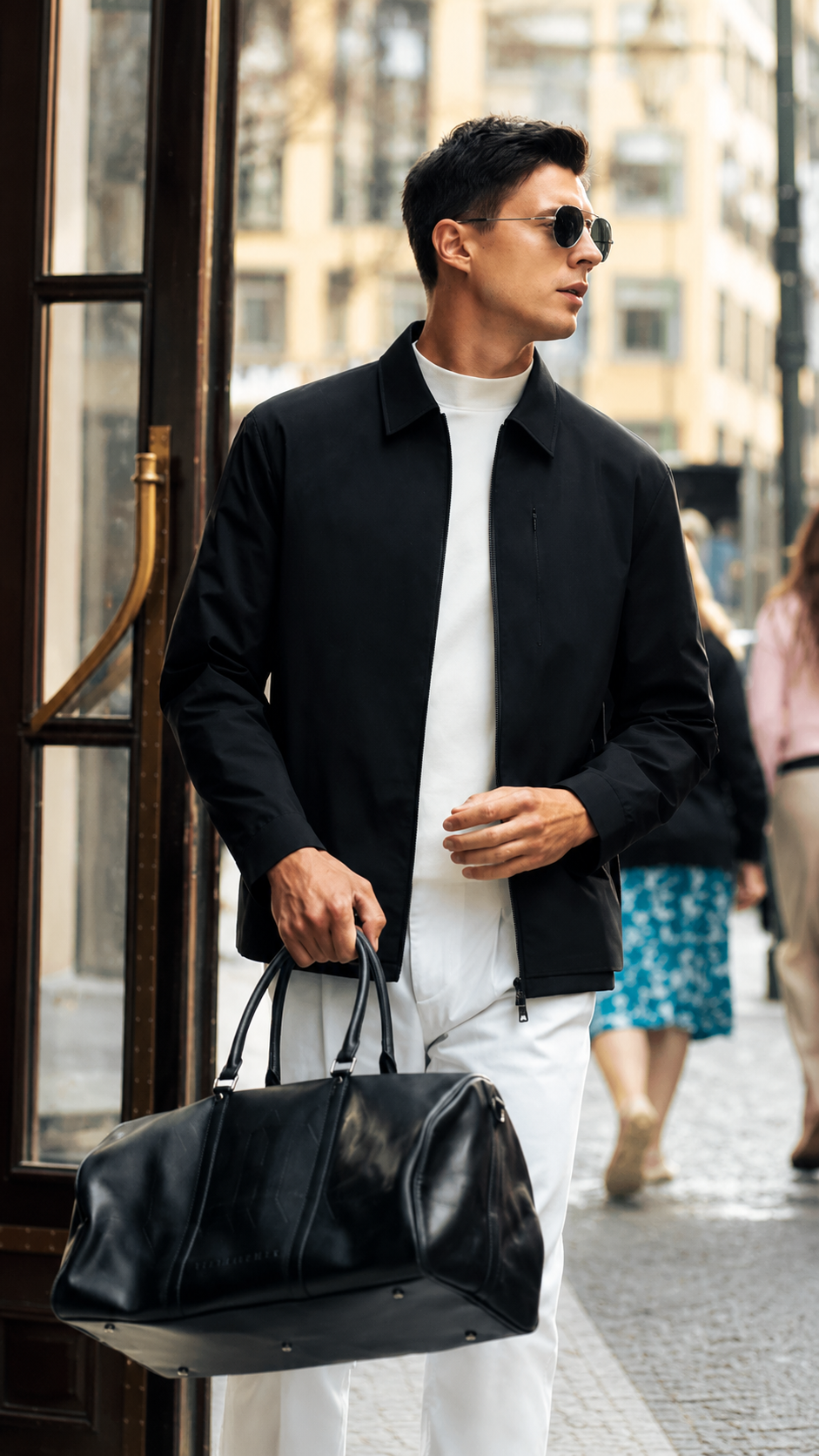 Windproof Thin Smooth Formal Down Blouson