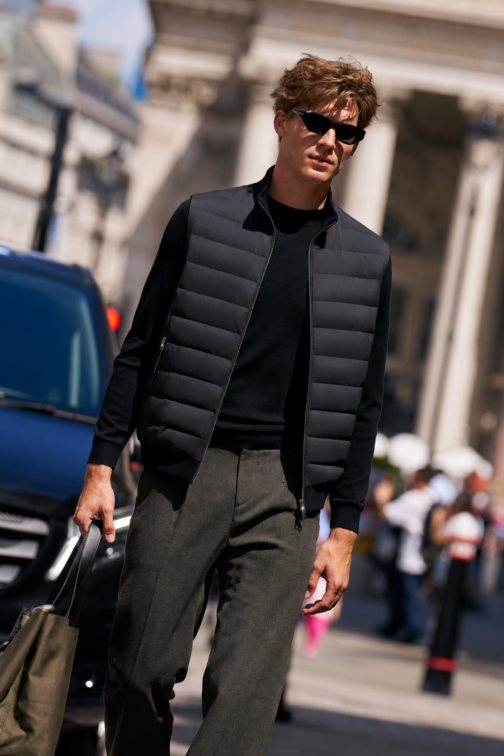 Windproof Slim Layering Down Outerwear