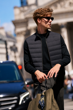 Windproof Slim Layering Down Outerwear