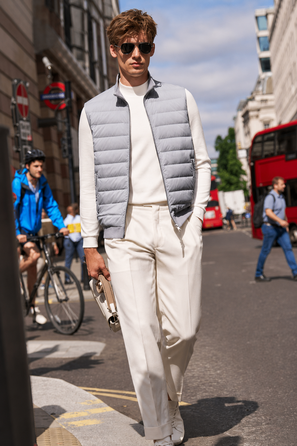 Windproof Slim Layering Down Outerwear