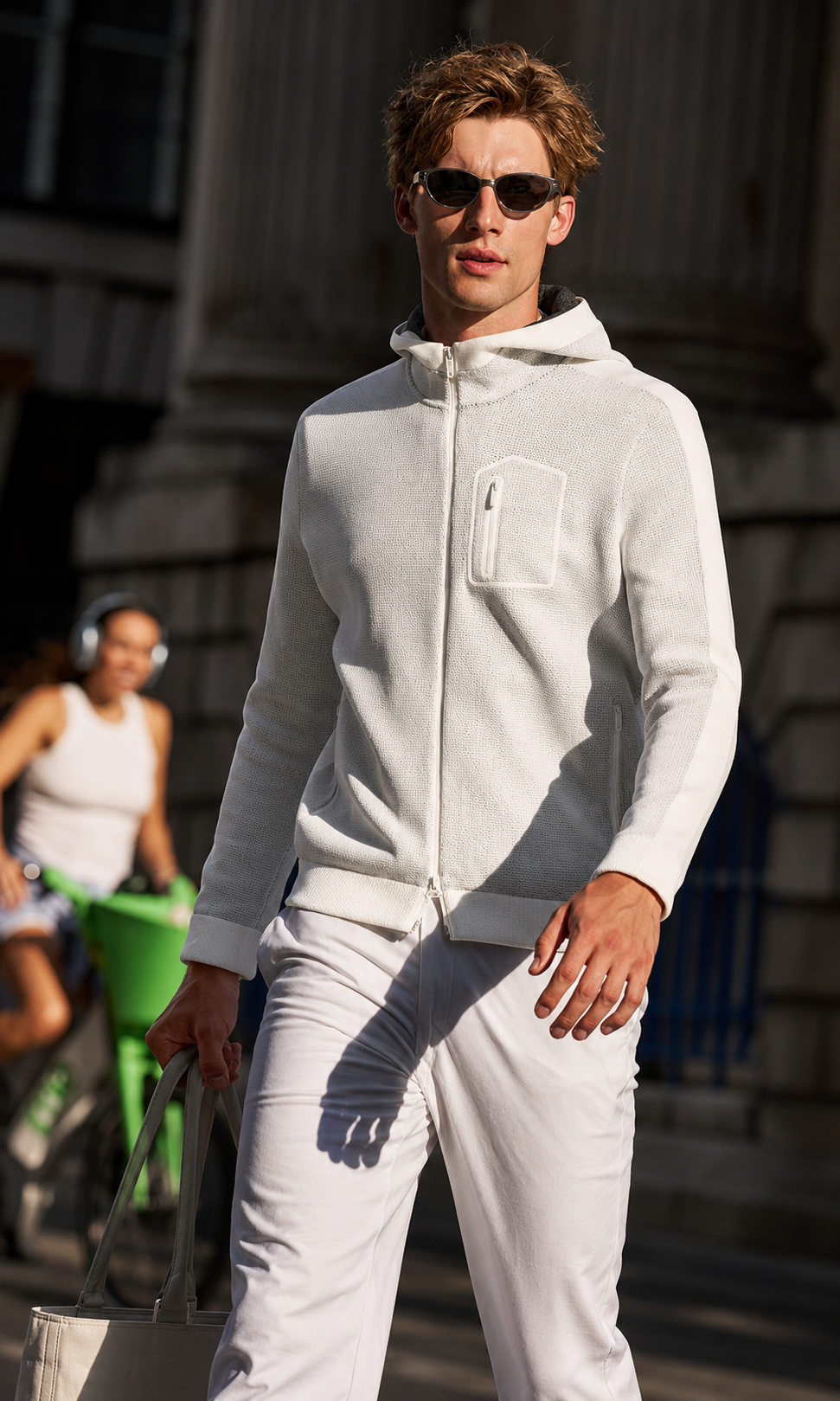 Color Block Minimal Versatile Knit Jackets