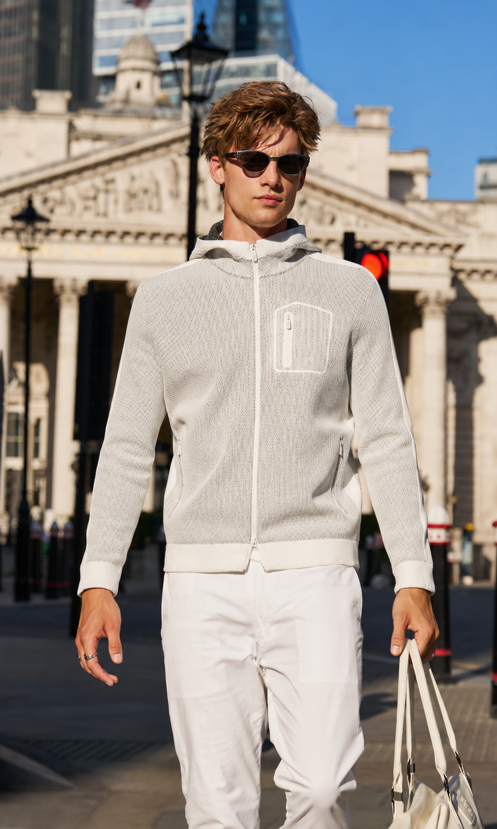 Color Block Minimal Versatile Knit Jackets