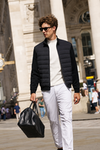 Rib Cuff Soft Windproof Down Blouson