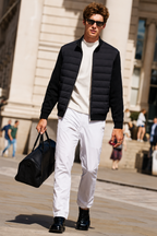 Rib Cuff Soft Windproof Down Blouson