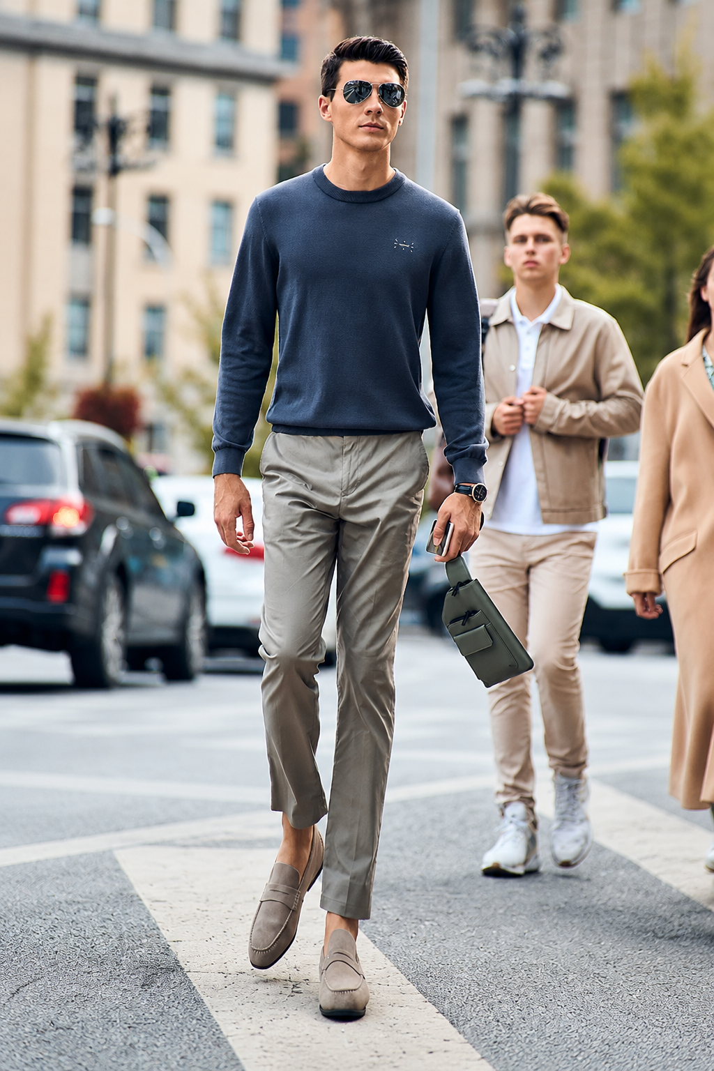 Slim Regular Fit Versatile Men Wool Knit Tee