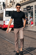 Breathable Thin Wool Short Sleeve Base T-Shirt