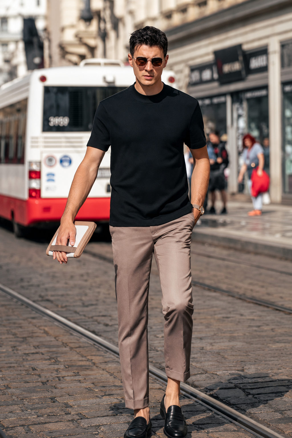 Breathable Thin Wool Short Sleeve Base T-Shirt