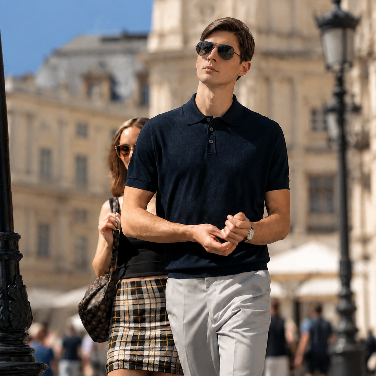 100% Merino Wool Short‑Sleeve Knit T‑Shirt