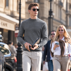 Pull col montant 100 % laine mérinos pour homme | Tricot doux de qualité supérieure