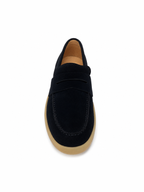Elevated Suede Penny Loafers