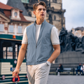 Cashmere-Blend Zip Vest
