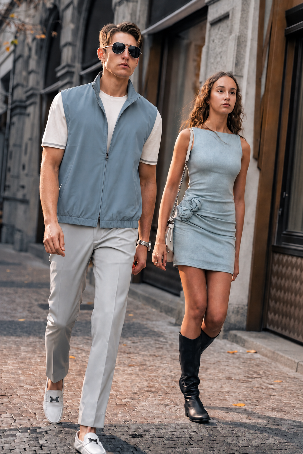 Cashmere-Blend Zip Vest