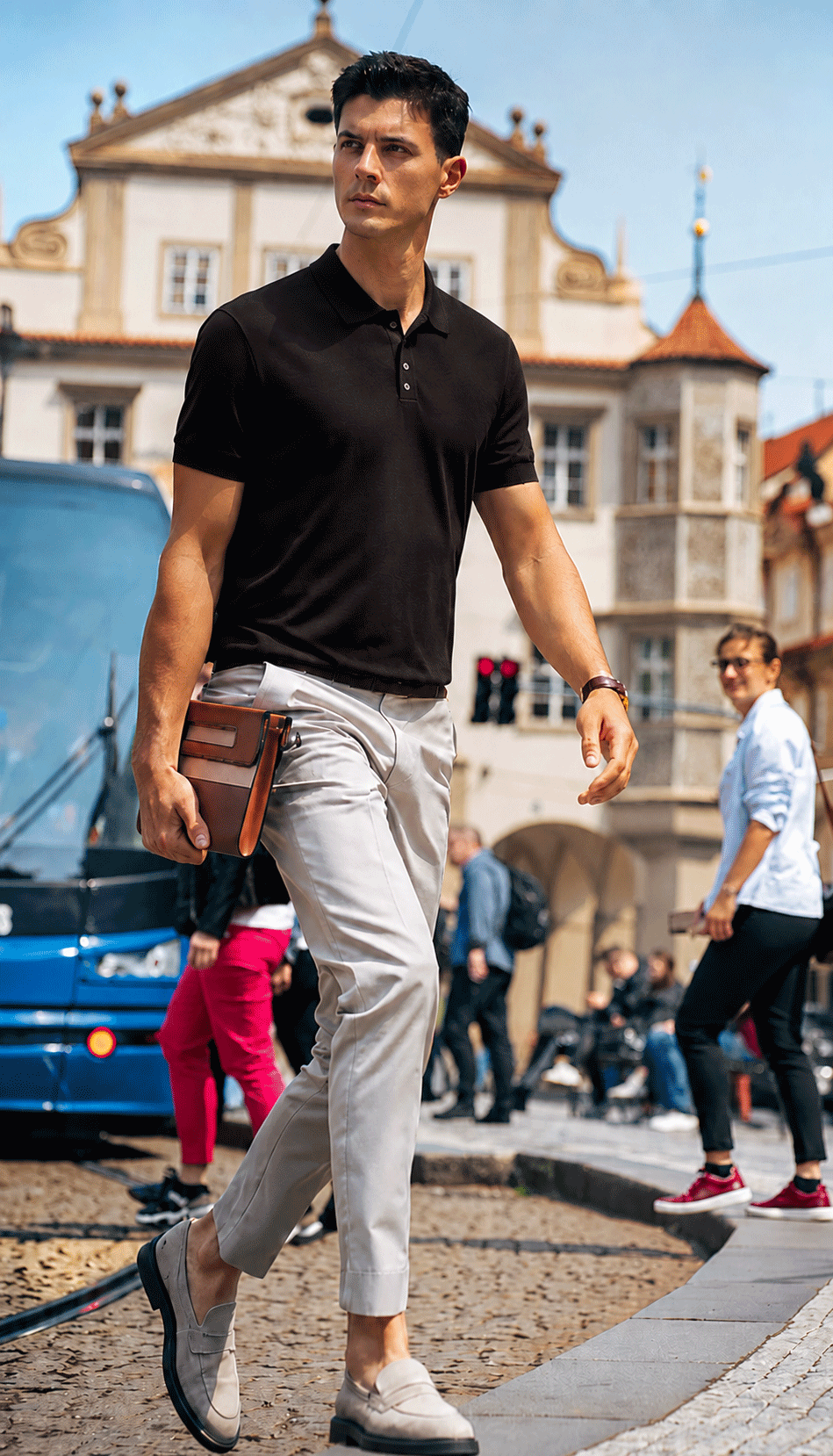 100% Merino Wool Short‑Sleeve Knit T‑Shirt