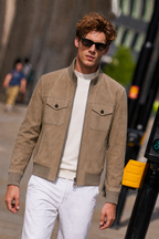 Suede Leather Field Jacket