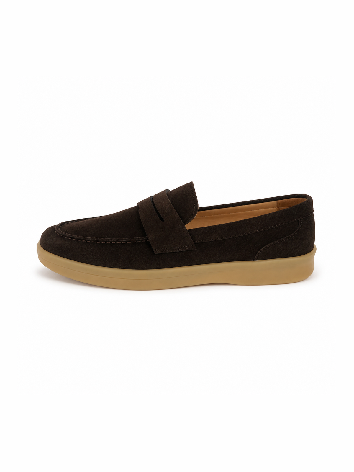 Elevated Suede Penny Loafers